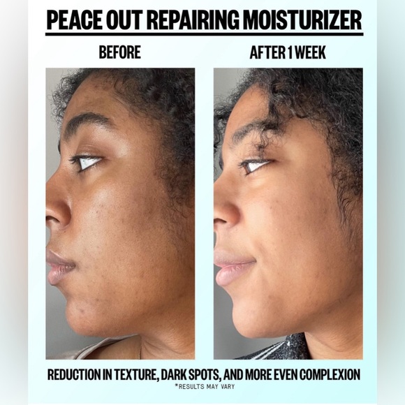 PEACE OUT SKINCARE REPAIRING MOISTURIZER TRAVEL SIZE 15 ml / 0.5 OZ NWOB - Picture 4 of 4